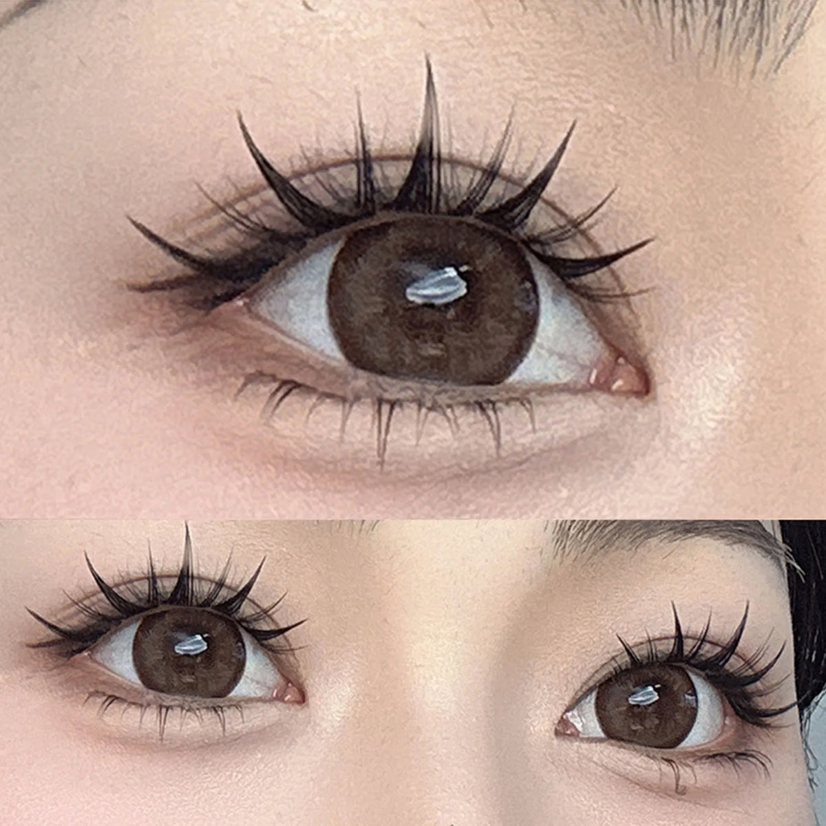 60/100pcs 3D Eyelash Extensions Curling Up Volume False Eyelashes DIY Cosplay Makeup for Women and Girls Cosmetic Supplies