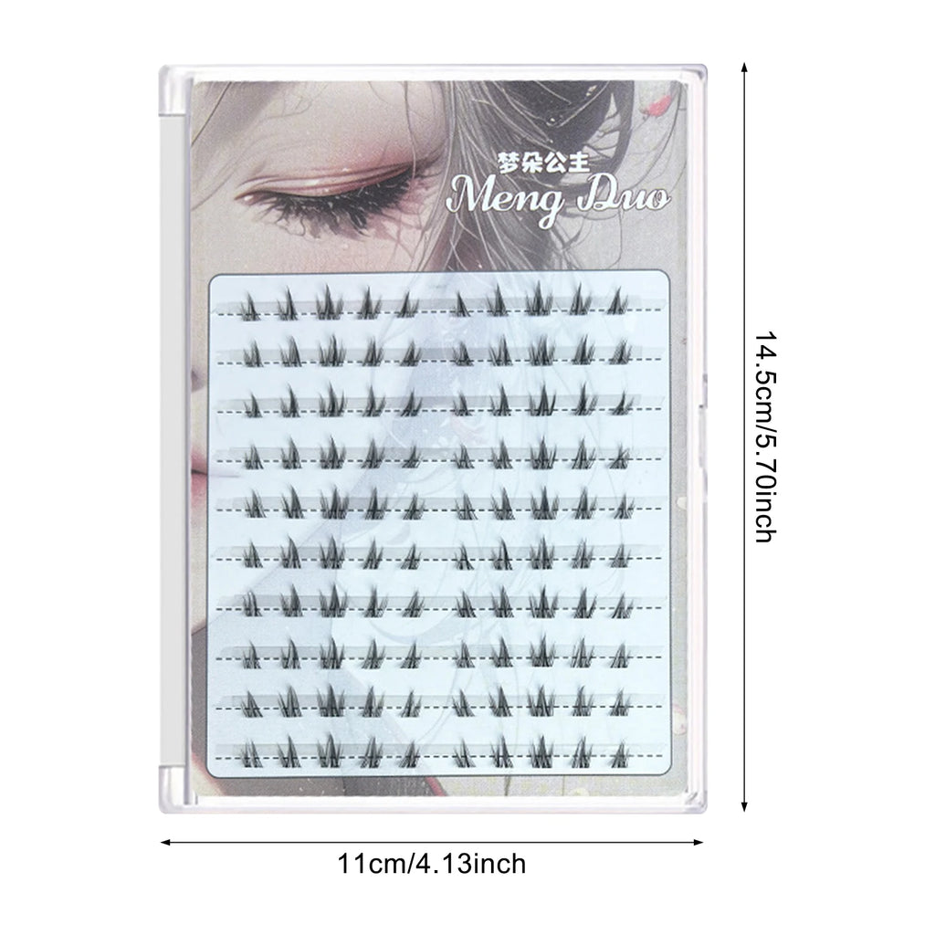60/100pcs 3D Eyelash Extensions Curling Up Volume False Eyelashes DIY Cosplay Makeup for Women and Girls Cosmetic Supplies