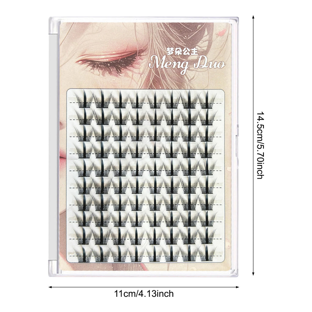 60/100pcs 3D Eyelash Extensions Curling Up Volume False Eyelashes DIY Cosplay Makeup for Women and Girls Cosmetic Supplies