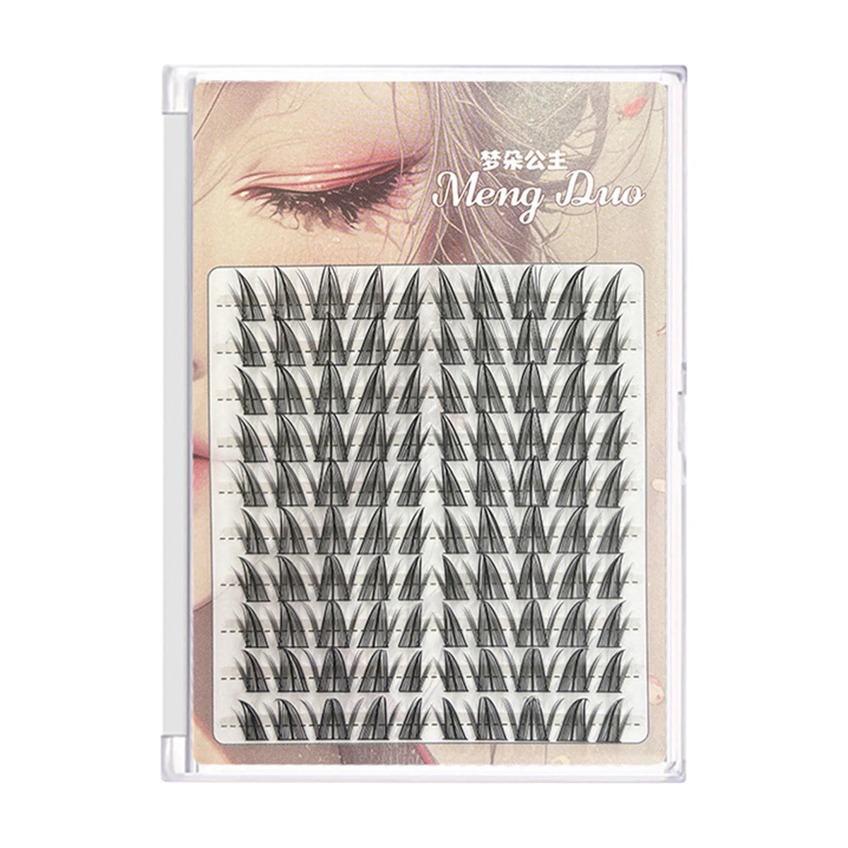 60/100pcs 3D Eyelash Extensions Curling Up Volume False Eyelashes DIY Cosplay Makeup for Women and Girls Cosmetic Supplies